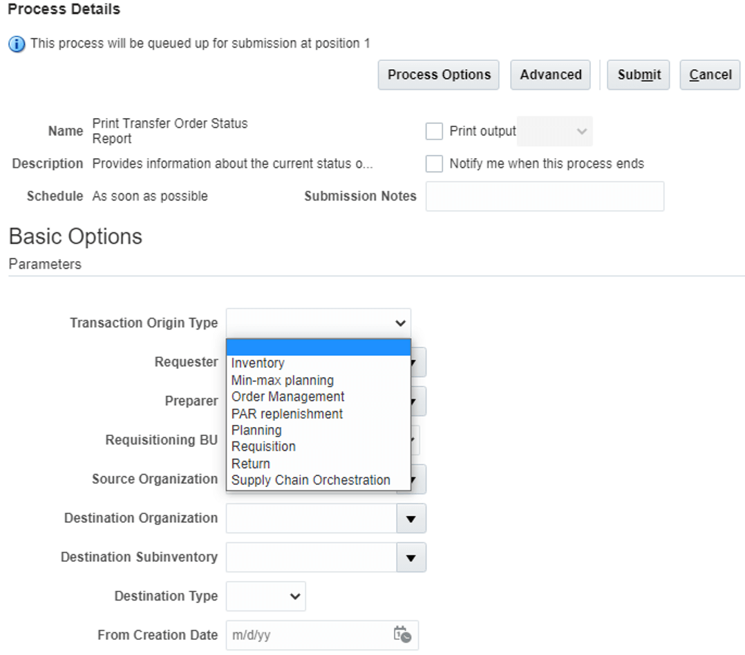 Expedite Internal Material Transfer flow using Purchase Requisition -  Fusion Practices