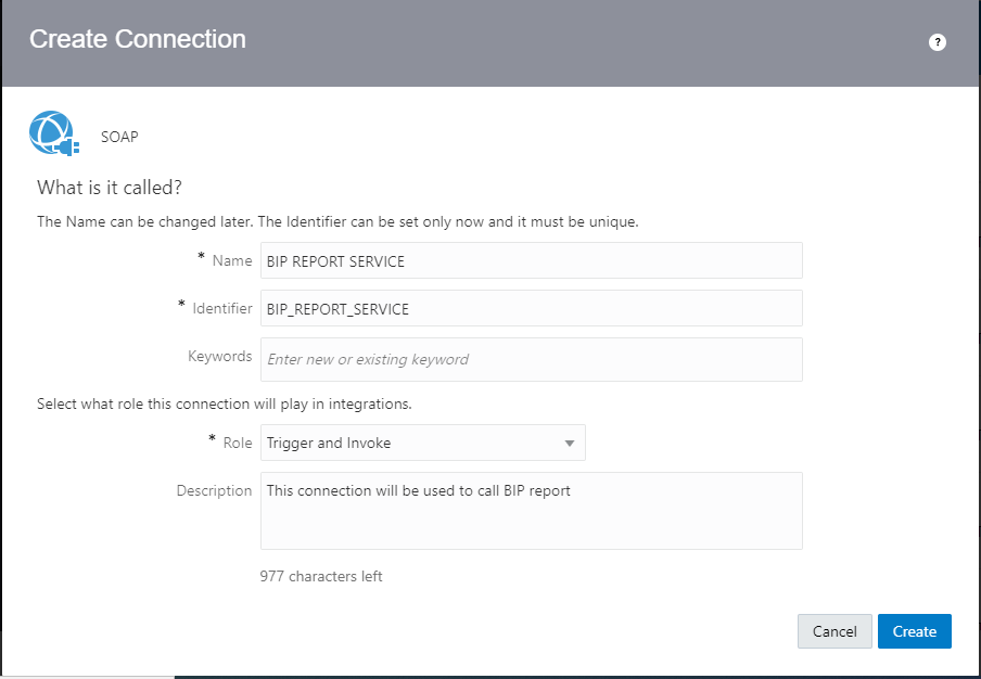 How to call BIP report in Oracle Integration Cloud OIC, Oracle Fusion