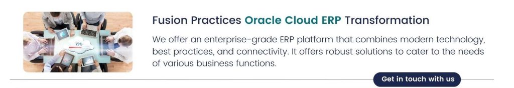 Fusion Practices Oracle ERP Cloud Implementation solutions- 2023 - Button